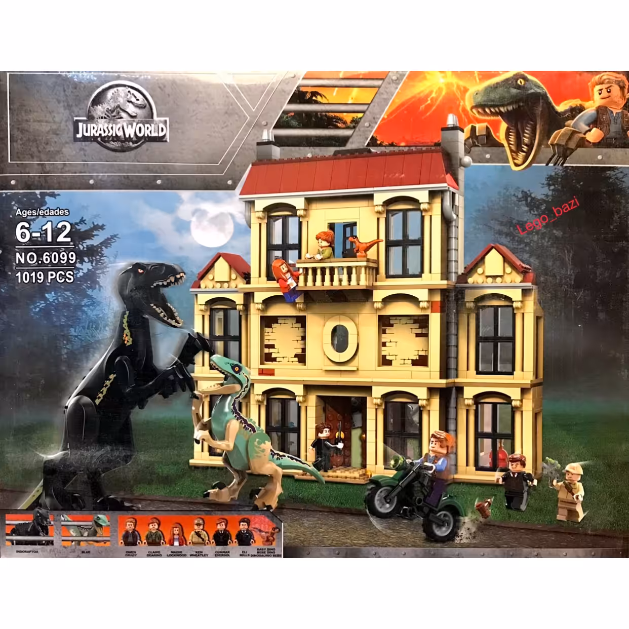لگو کلبه دایناسور ها برند  6099