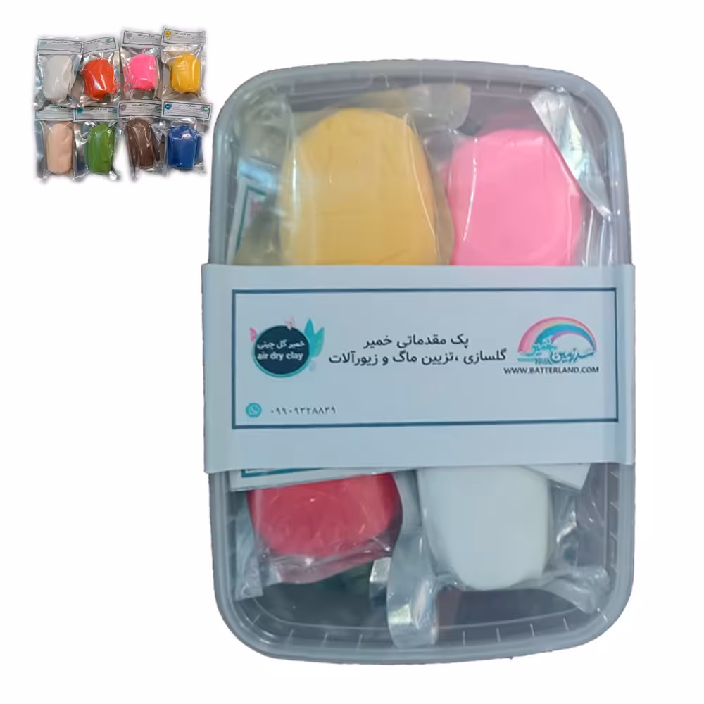 پک خمیر گل چینی 8 عددی