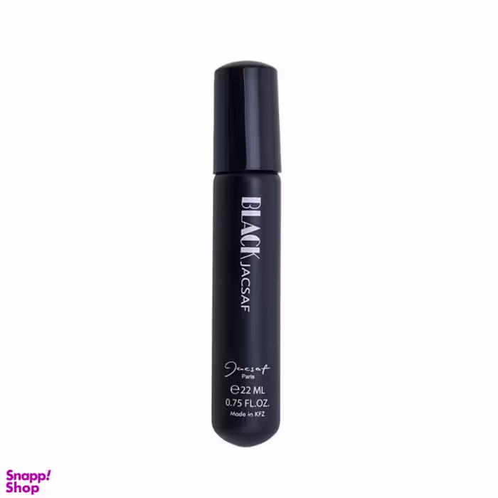 ادوپرفیوم جیبی مردانه ژک ساف (Jacsaf) مدل Black حجم 22 میلی‌لیتر