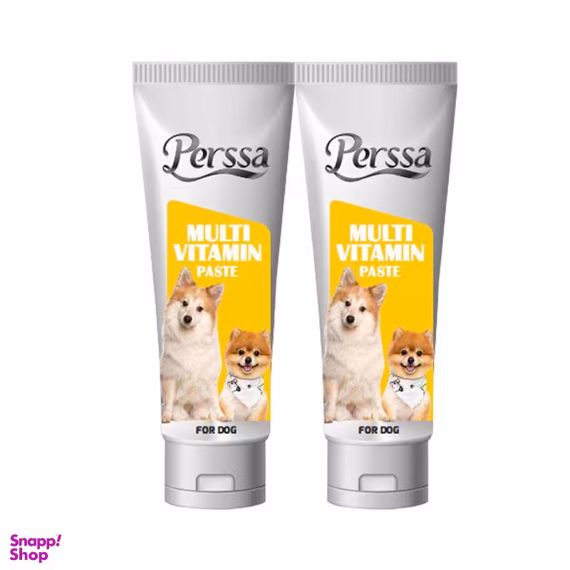 خمیر مولتی ویتامین سگ پرسا مدل Multi Paste وزن 100 گرم بسته 2 عددی