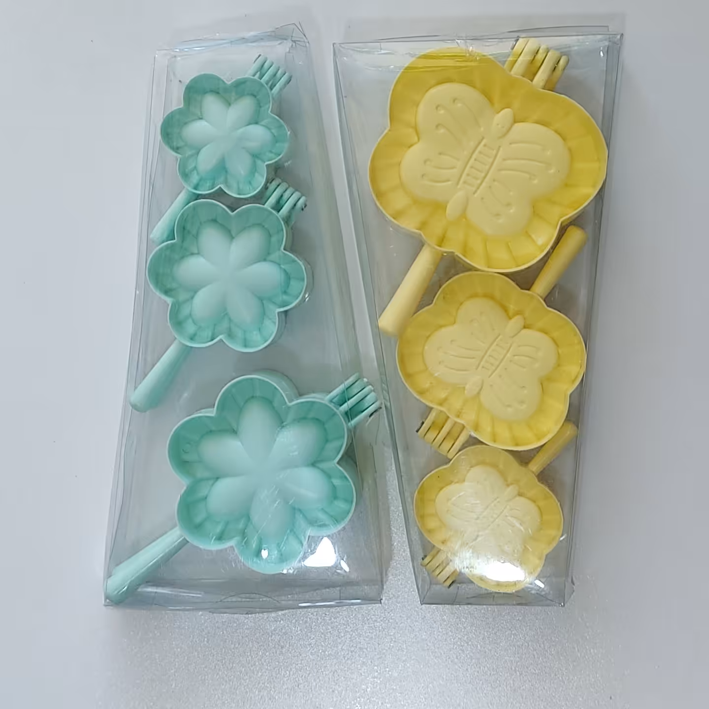 قالب پیراشکی گل  یا پروانه طرح جدید سه تایی