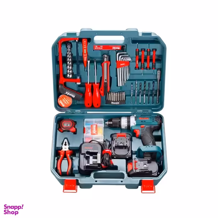 ست دریل چکشی رونیکس مدل RS-8620 مجموعه 53 عددی