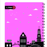 دفتر 80 برگ زیماژ کد 33428

