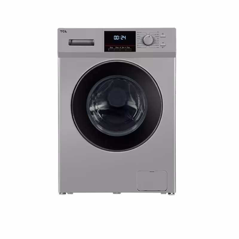 ماشین لباسشویی تی سی ال مدل M72-ASBL ظرفیت 7 کیلوگرم نقره ای