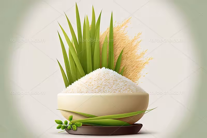 عکس برنج و خوشه گندم | گرافیک با طعم تربچه