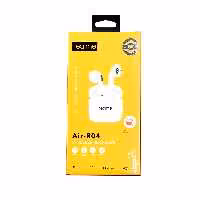 ایرپاد هندزفری بلوتوثی ریلمی مدل Air-R04 رنگ سفید به همراه کیف سلیکونی  اشانتیون