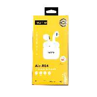 ایرپاد هندزفری بلوتوثی ریلمی مدل Air-R04 رنگ سفید به همراه کیف سلیکونی  اشانتیون