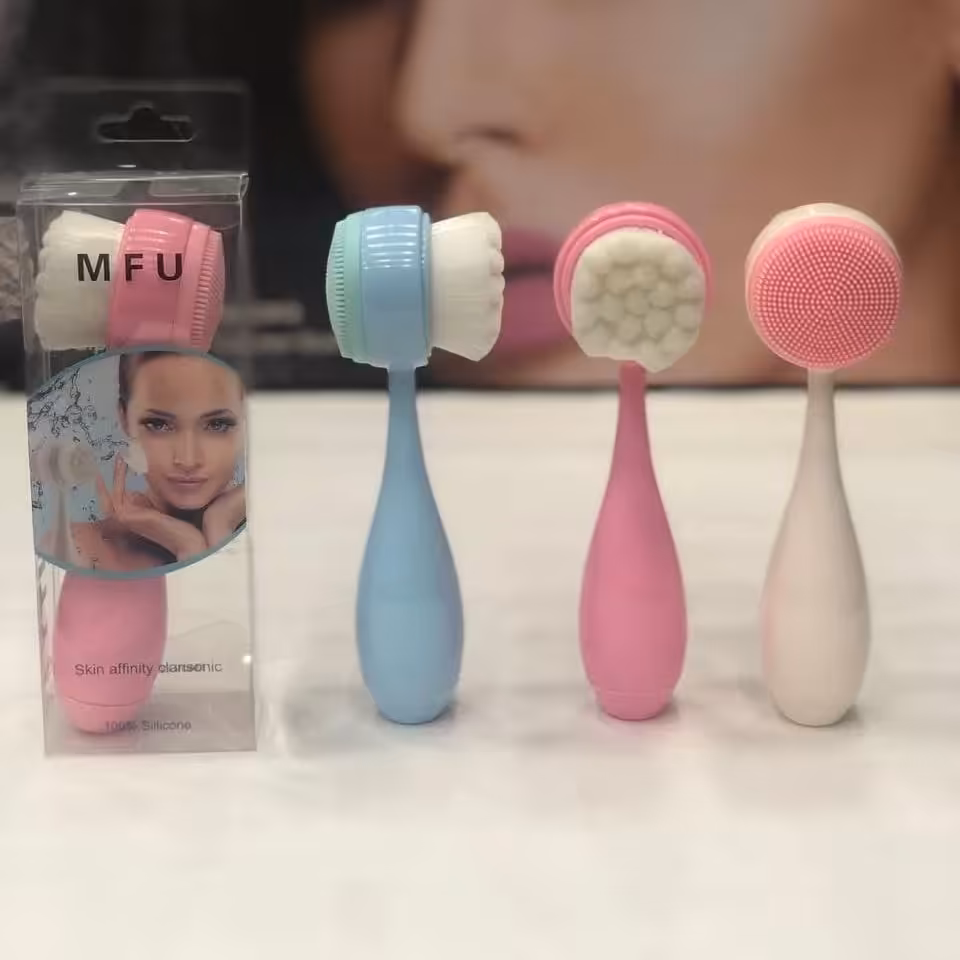 فیس براش دوطرفه دسته دار