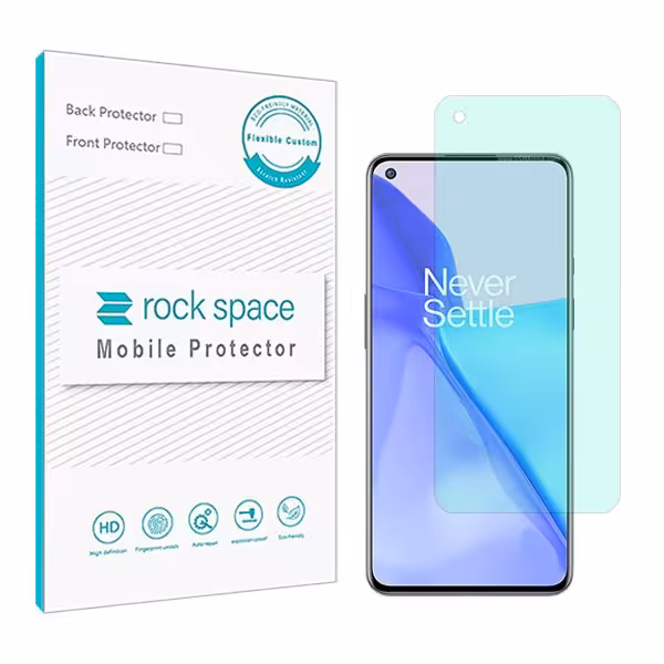 گلس وان پلاس 9 مدل نانو هیدروژل گرین لایت برند راک اسپیس کد S