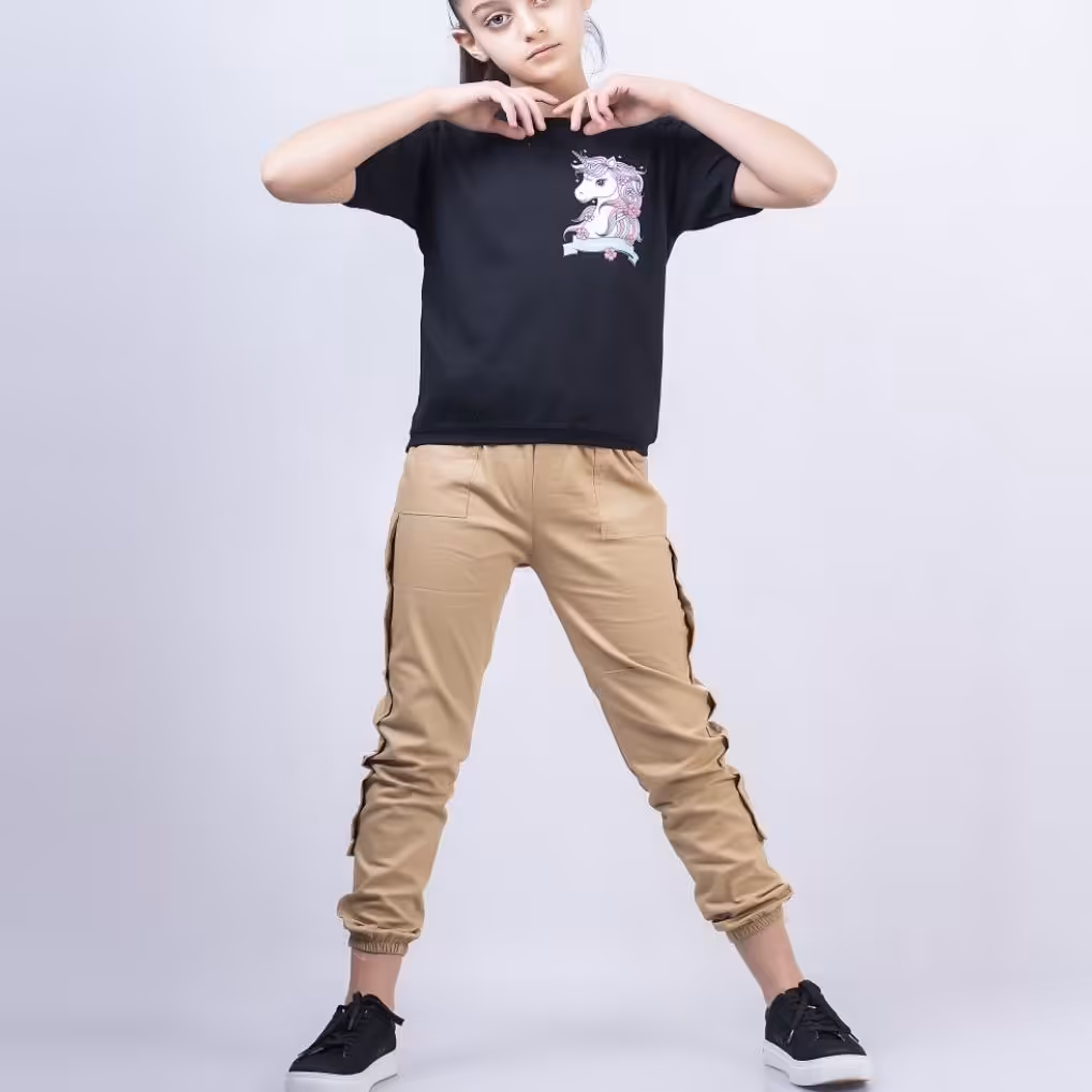 کراپ شلوار دخترانه   شومیز شلوار دخترانه   کراپ شیک دخترانه