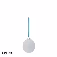 پارو پیتزا آلومینیومی گرد کف 32، دسته 60 سانتیمتر کیچن تک