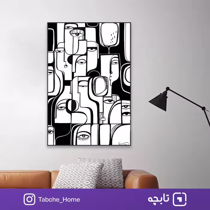 تابلو دیواری سرزمین چشم ها