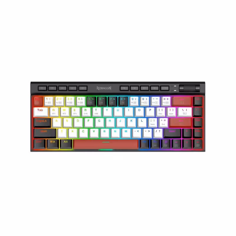 کیبورد ردراگون Magic Wand Mini K635 WBR RGB PRO سوئیچ قرمز