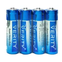 باتری قلمی VERITY مدل Super Heavy Duty شرینک 4 عددی