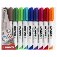 خرید ماژیک وایت برد 10 رنگ کورس مدل Kores XW1
