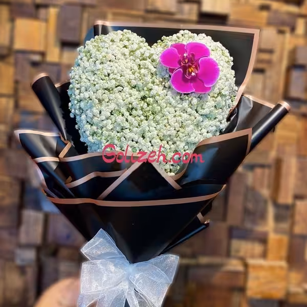 دسته گل قلبی
