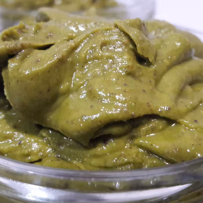 کره پسته شهمار 180 گرم(100درصد خالص و طبیعی - بسیار نرم و لطیف)