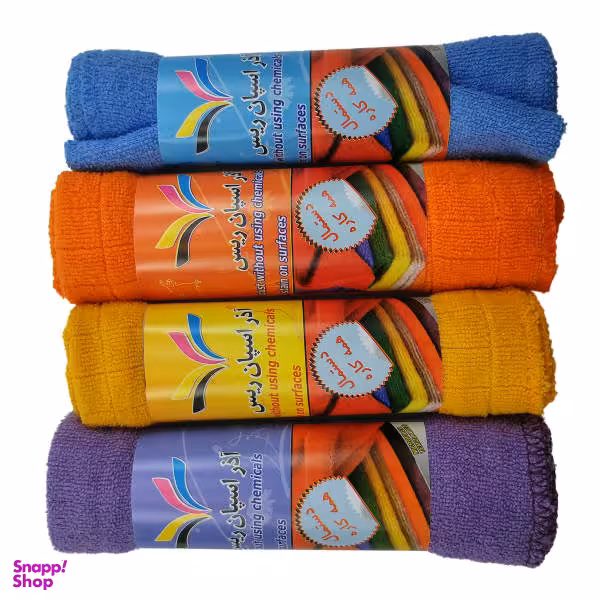 دستمال آشپزخانه آذر اسپان ریس کد 5466 بسته 4 عددی