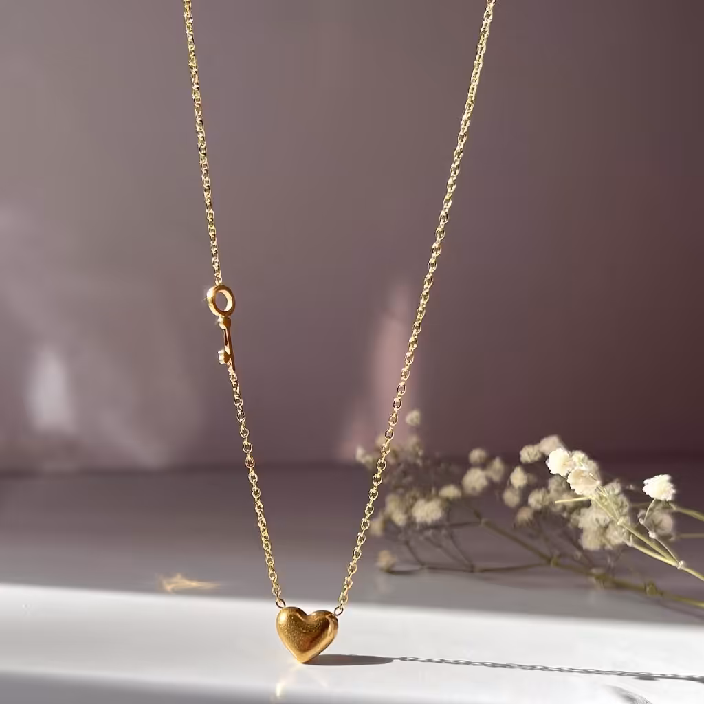 گردنبد قلبی مینیمال