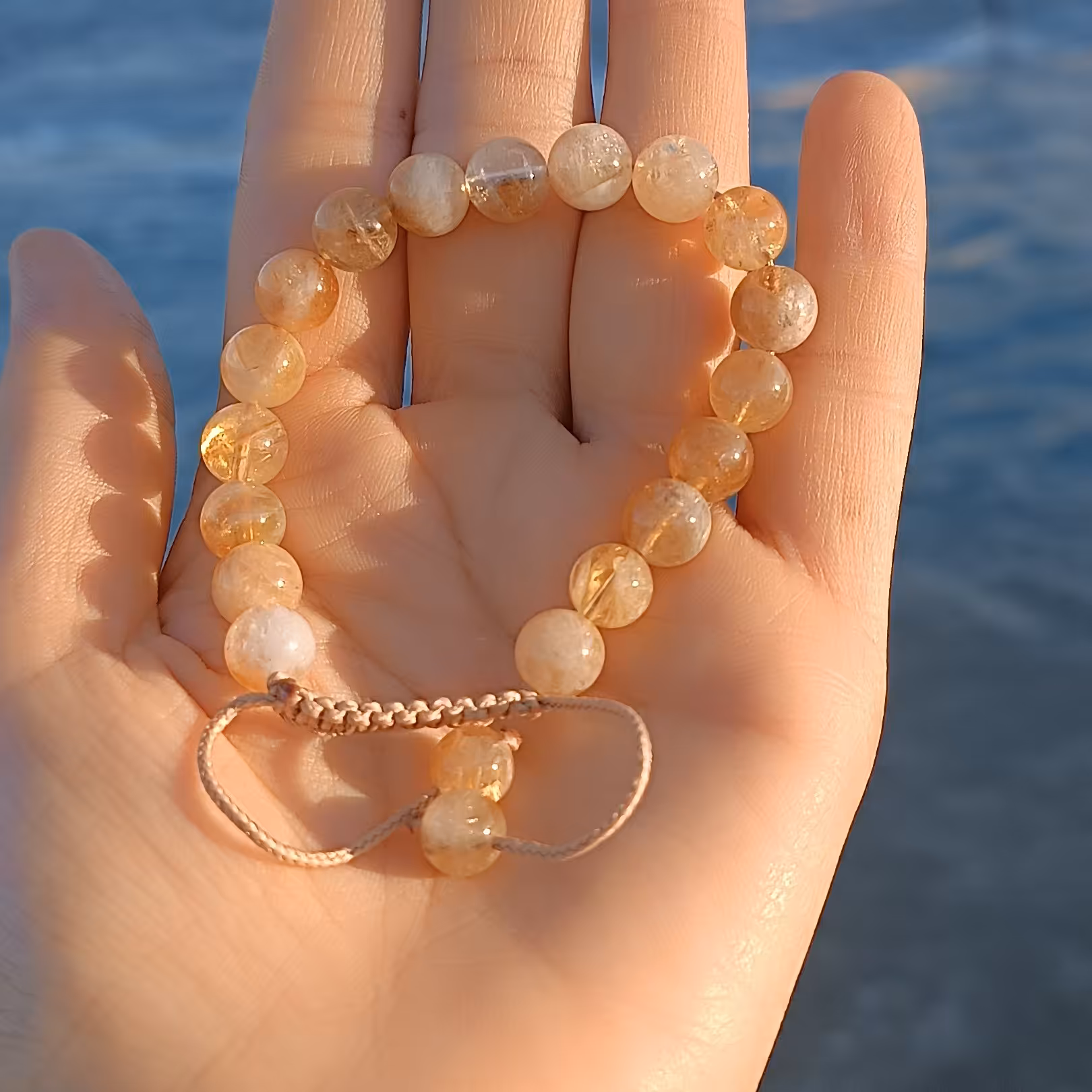 دستبند سنگ سیترین