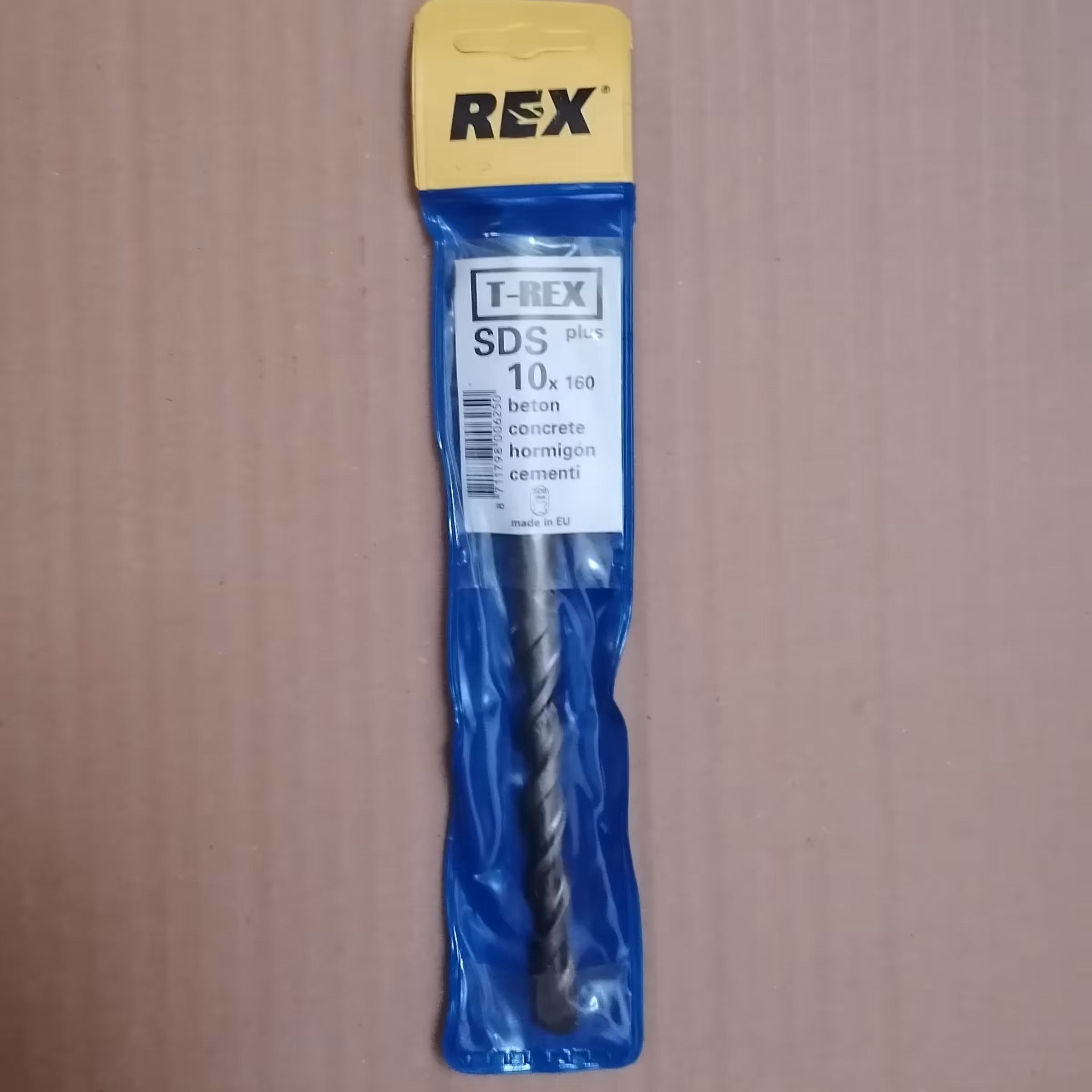 مته 4شیار 2الماسه برند T_Rex سایز 10میلی‌متر طول 16سانتی‌متر 