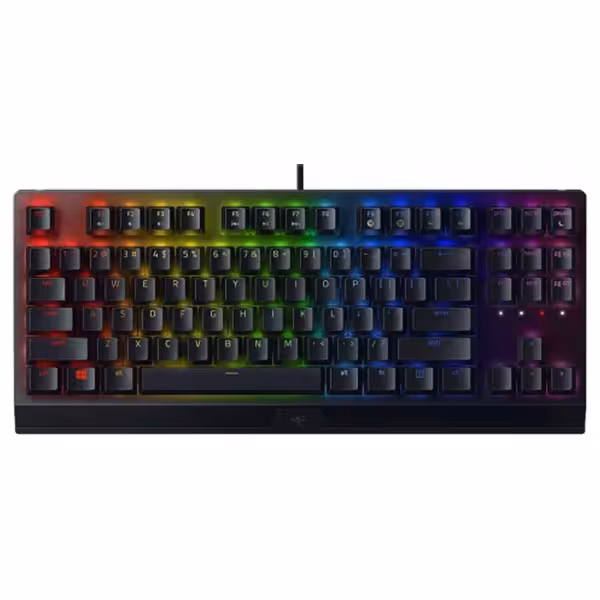 کیبورد مخصوص بازی ریزر مدل BlackWidow V3 TKL Yellow Switch
