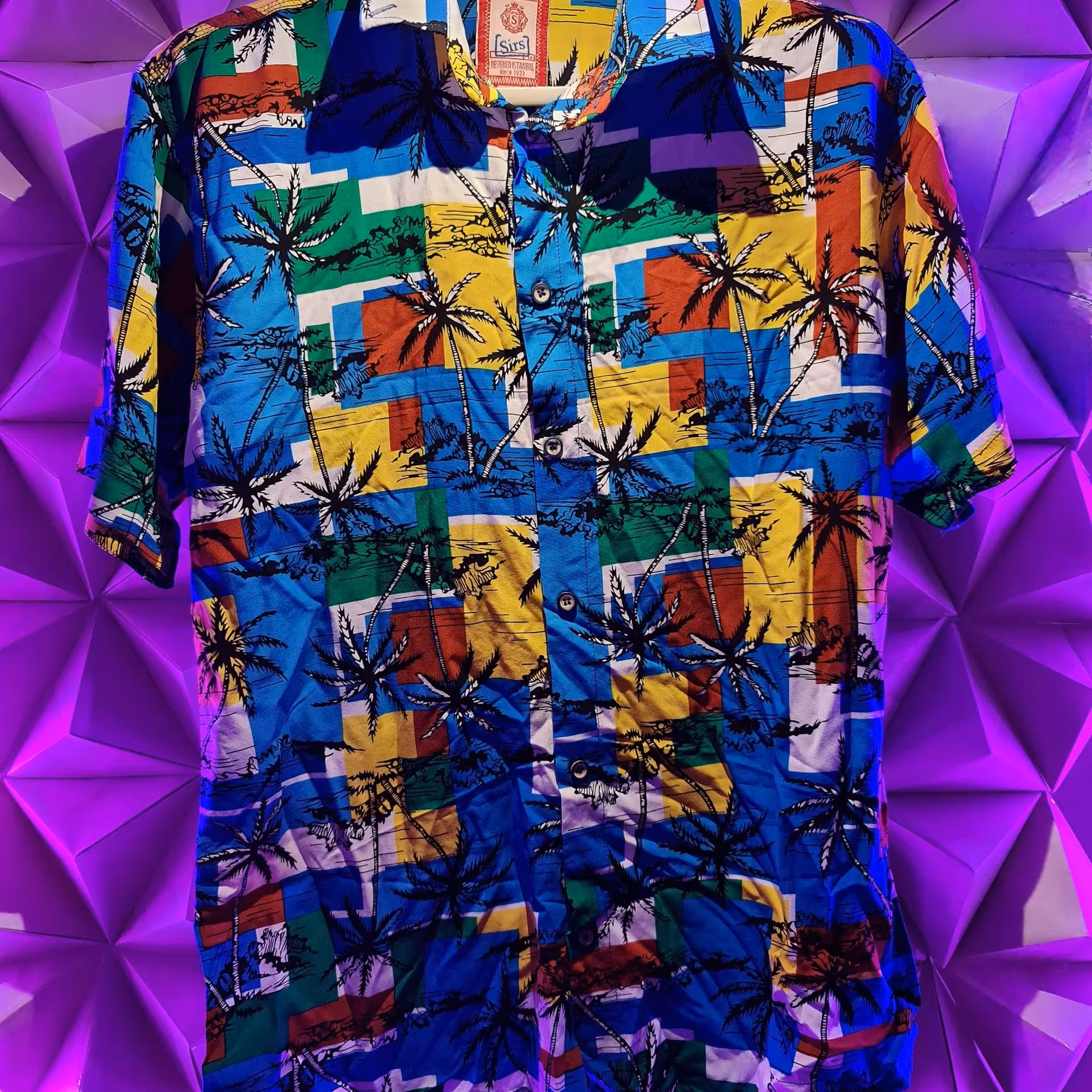 پیراهن هاوایی نخی فوق العاده خنک ارسال رایگانه