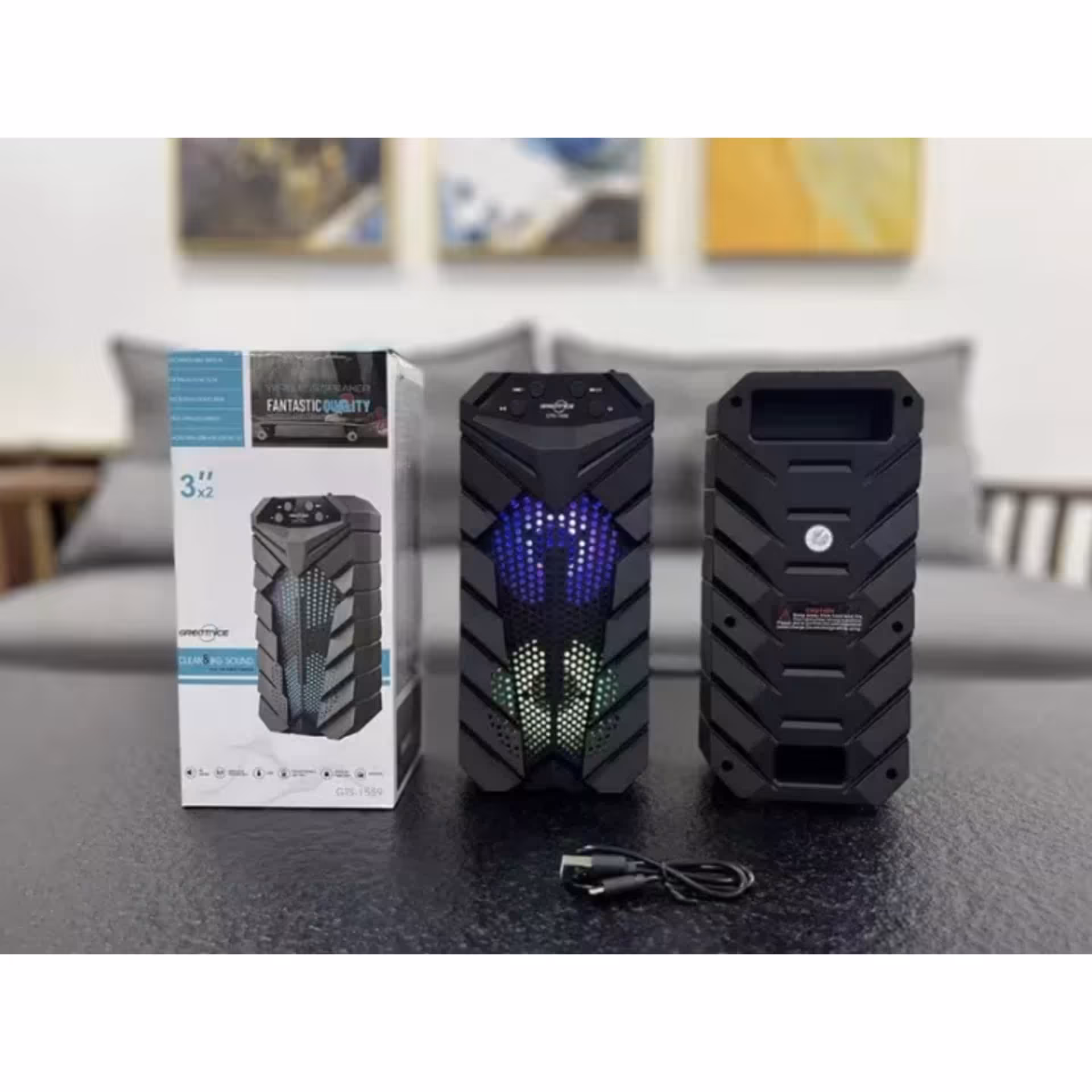 اسپیکر بلوتوثی 6اینچی اصلی برند گریت نایس 1559باتری بزرگ