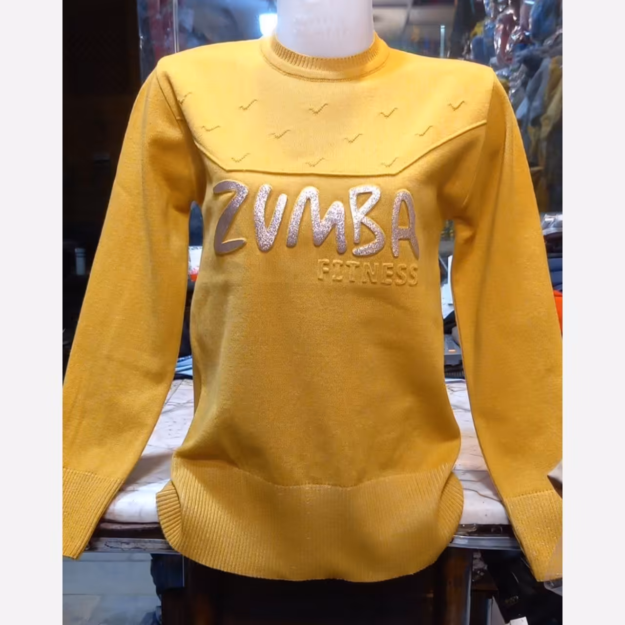 بافت گپ ظریف زنانه رنگ بندی در دو مدل چاپ نگینی