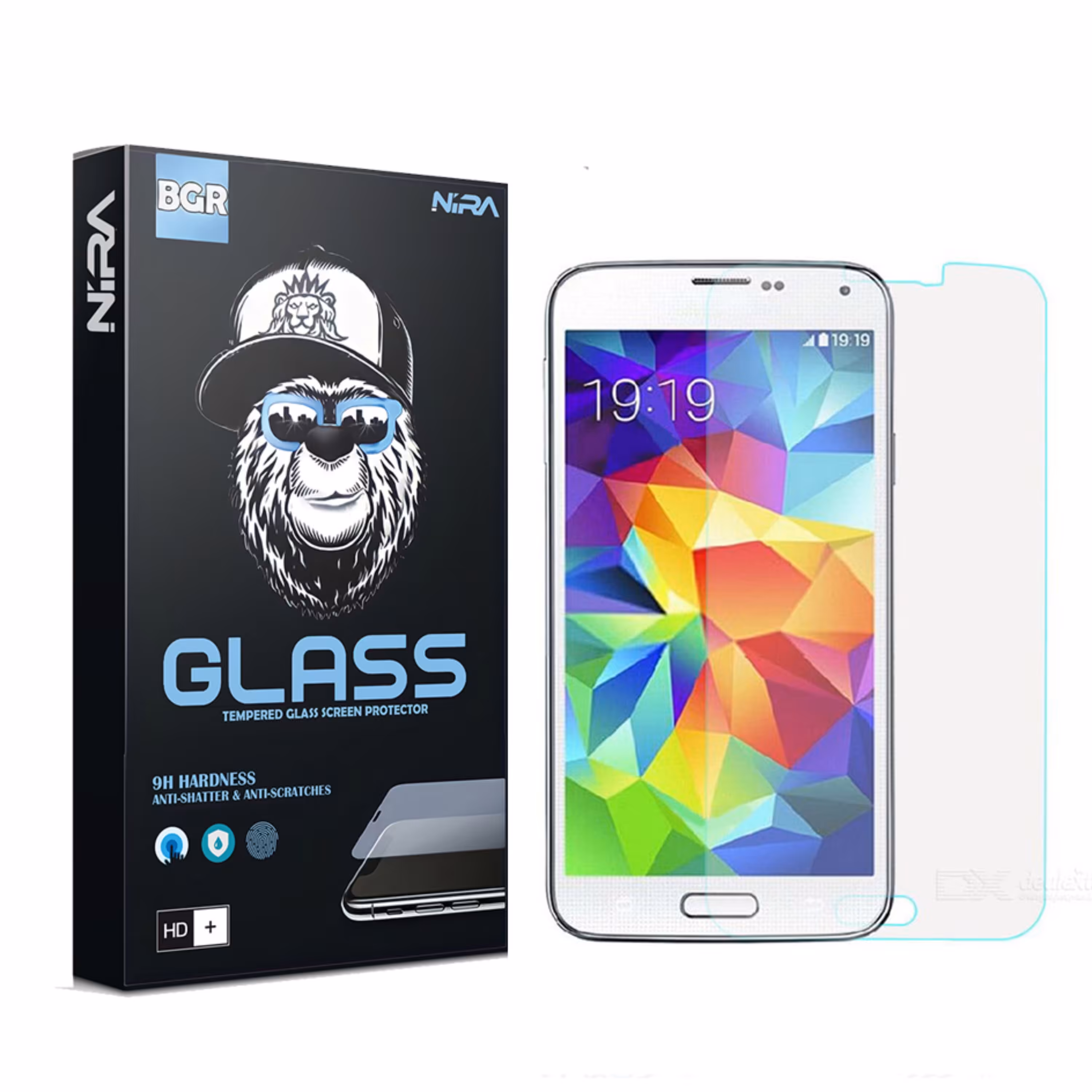 گلس شیشه ای نیرا  مناسب برای مدل S5