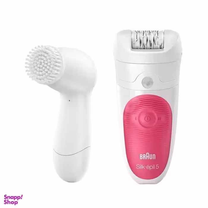اپیلاتور براون سری Silk Epil 5 مدل 537-5 به همراه برس پاک کننده