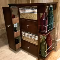 جا سیب و پیاز سوپر دار رنگ قهوه ای 