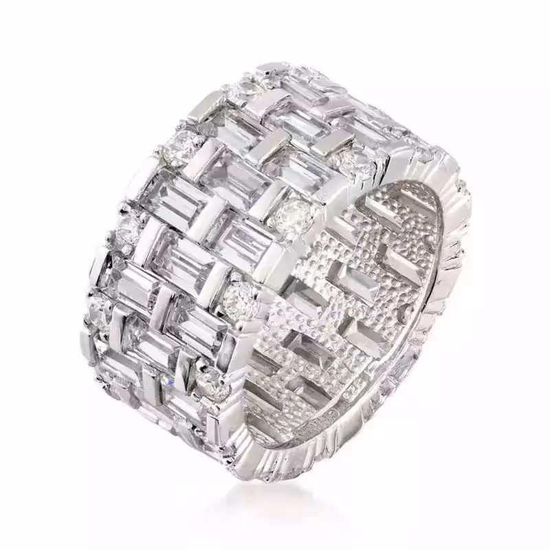 انگشتر فول نگین دور تا دور کدF693