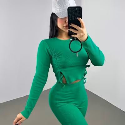 ست کراپ وشلوارفانتزی گتدار