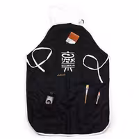 پیش بند نقاشی مشکی کوتاه بومیران