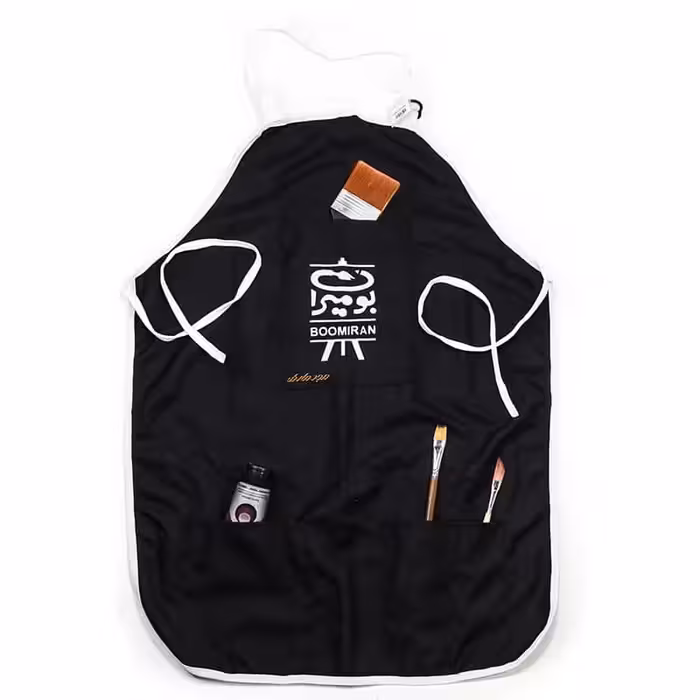 پیش بند نقاشی مشکی کوتاه بومیران