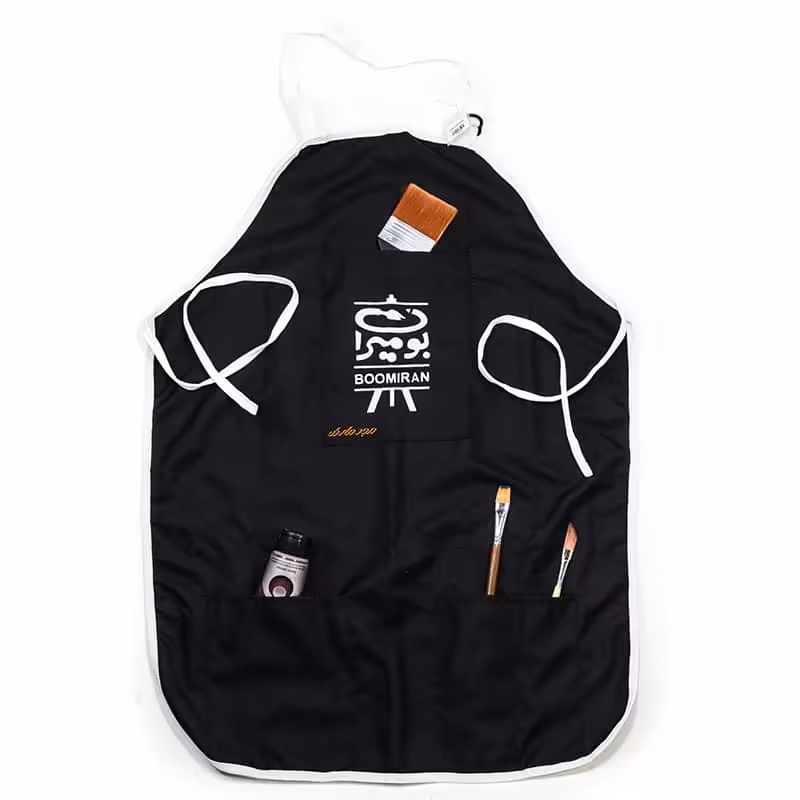 پیش بند نقاشی مشکی کوتاه بومیران