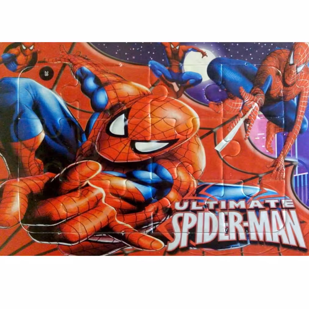 جورچین مرد عنکبوتی - پازل فانتزی 12 تکه رقعی - پشت رنگ آمیزی - شماره 28