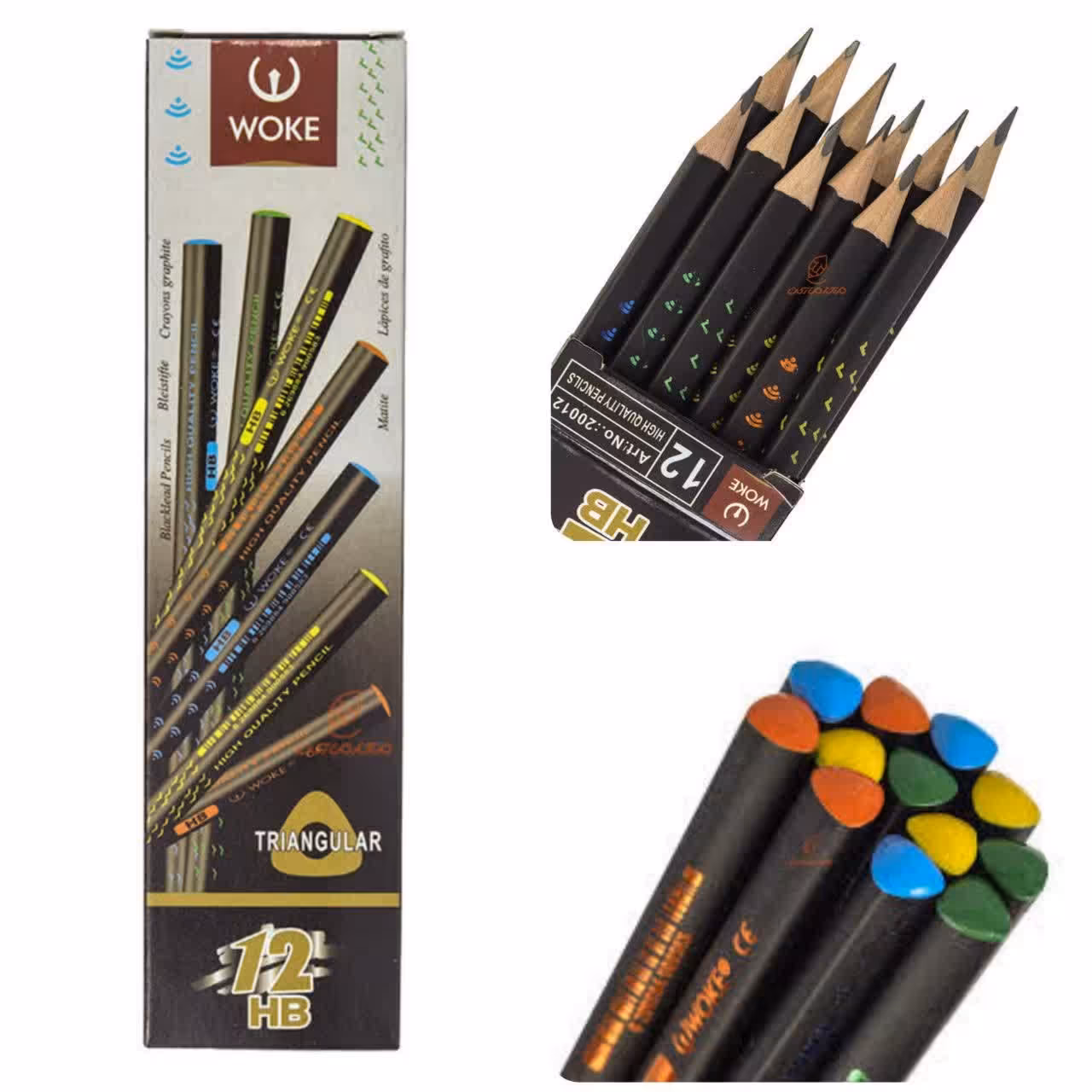 (فروش جینی) مداد مشکی سه گوش ووک