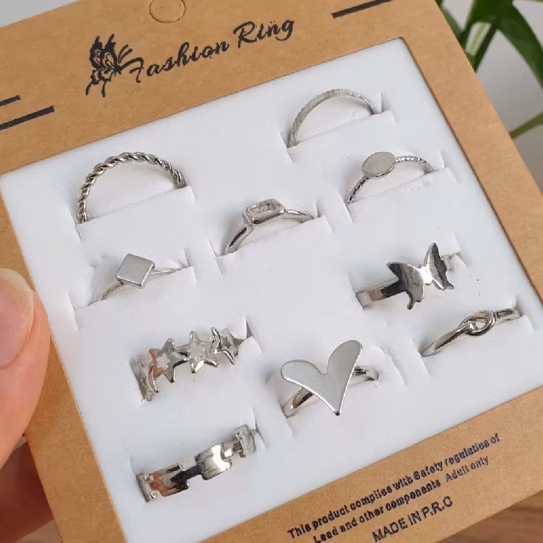 پک انگشتر 10 تایی 