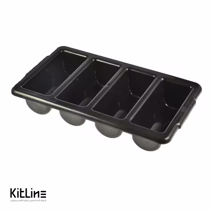 جای قاشق چنگال پلاستیکی 32.5×52.5 سانتیمتری مشکی
