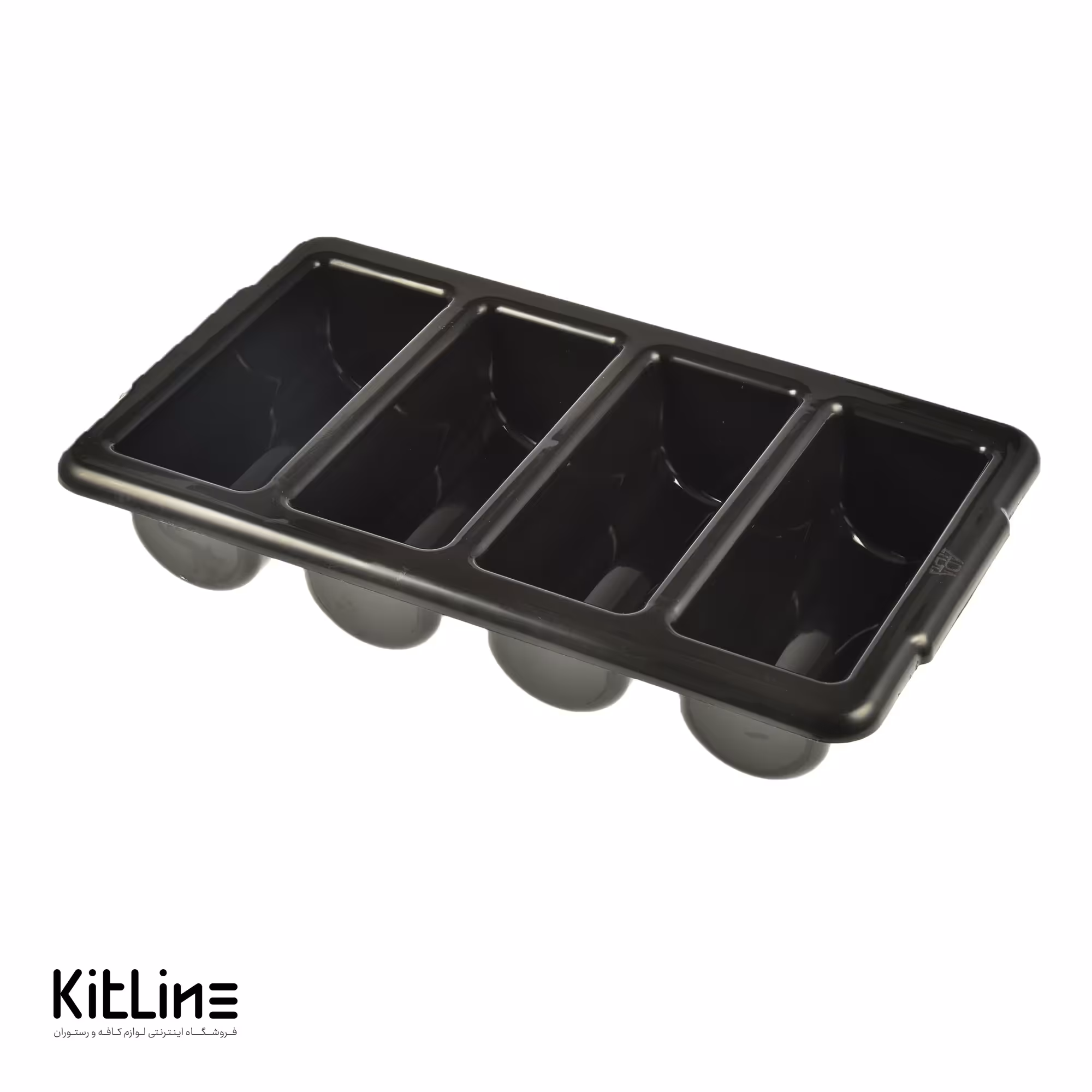 جای قاشق چنگال پلاستیکی 32.5×52.5 سانتیمتری مشکی