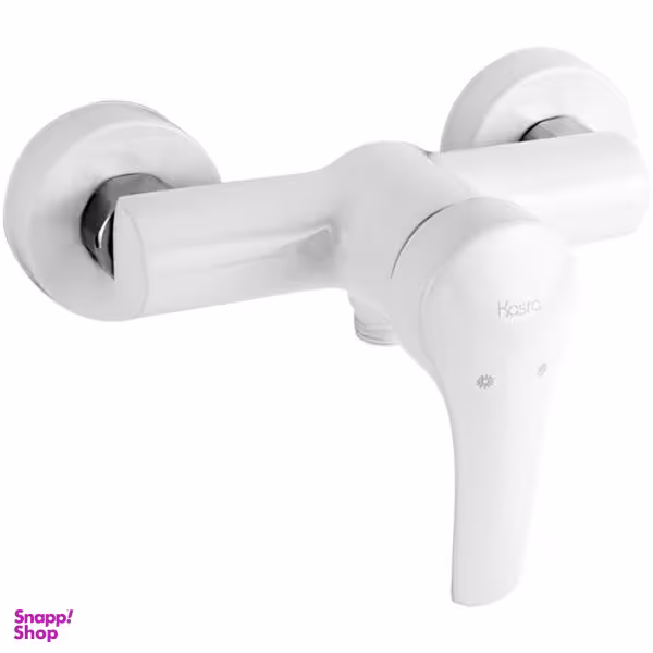 شیر توالت کسری مدل آبتین سفید