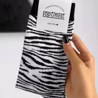 جوراب ساقدار گورخری نخ پنبه فری سایز