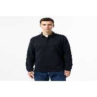 تی شرت یقه پولو مشکی مردانه چوگان آستین بلند سیاه Nautica