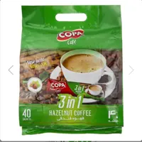 قهوه نسکافه کافی میکس فندقی 3in1برند کوپا 40عددی با وزن 720گرم و ارسال رایگان