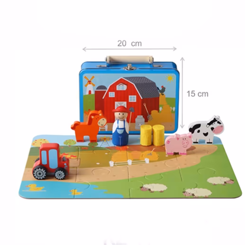 پازل مزرعه 12 تکه کیفی پیکاردو

