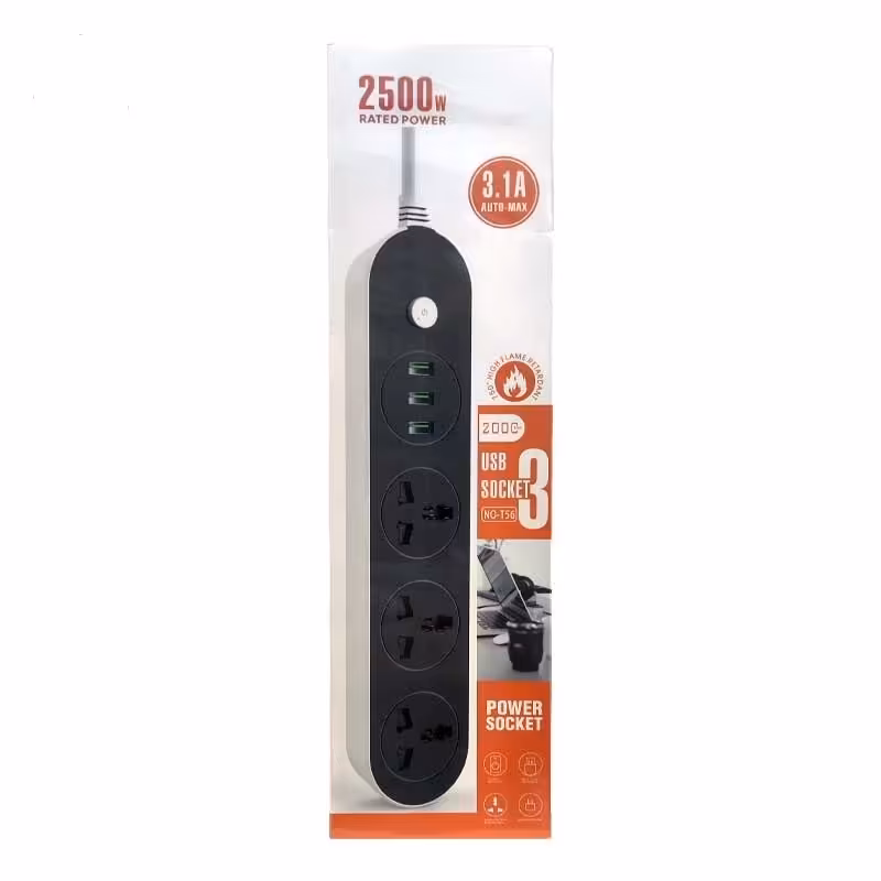 سیم سیار 3 سوکت وusb3