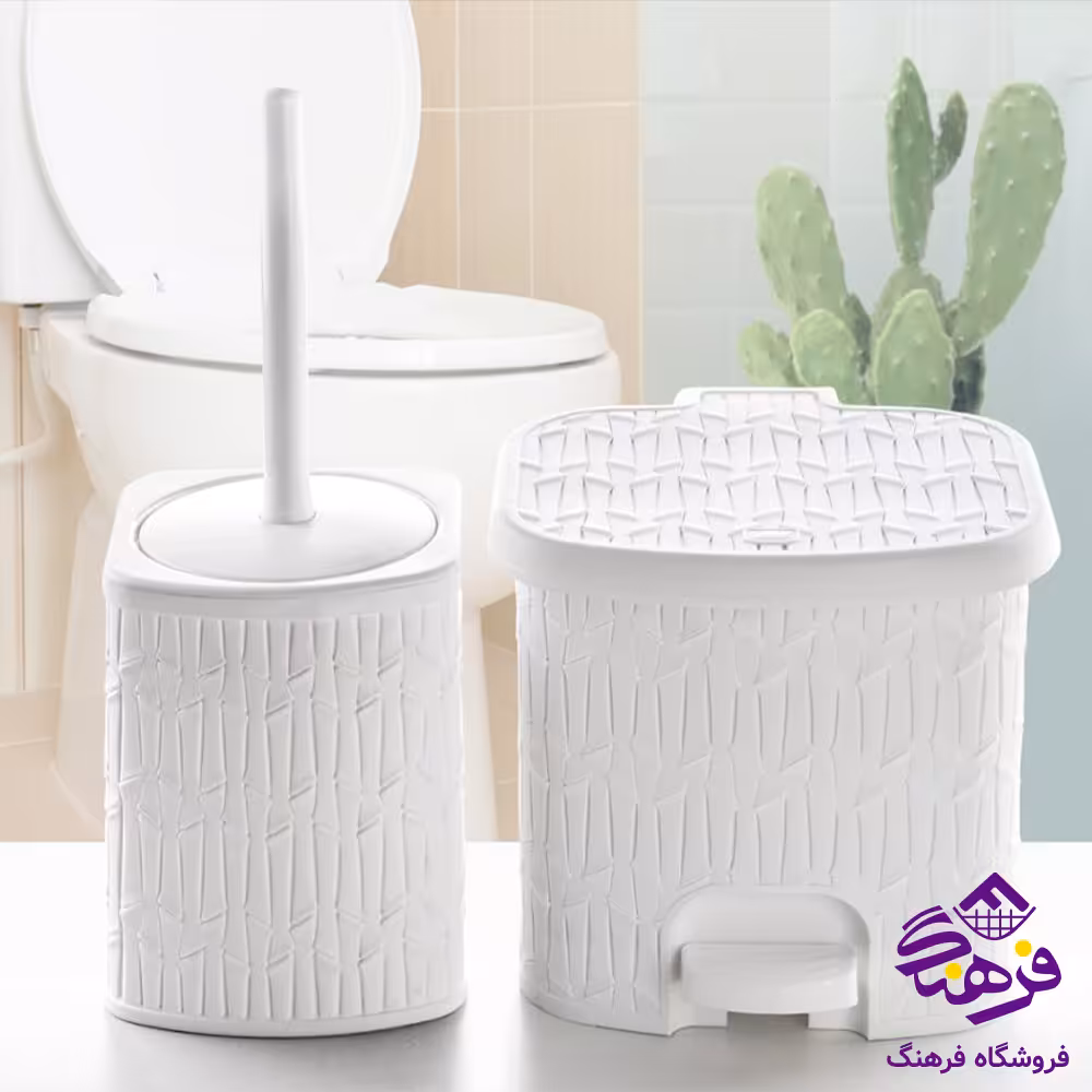 سطل و فرچه لیمون طرح بامبو