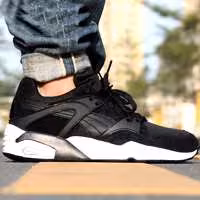 کفش کتانی رانینگ پوما بلیز سفید مشکی Running Puma blaze 360135-02